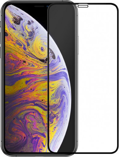  FULL FACE TEMBERED GLASS FOR IPHONE X/XS BLACK